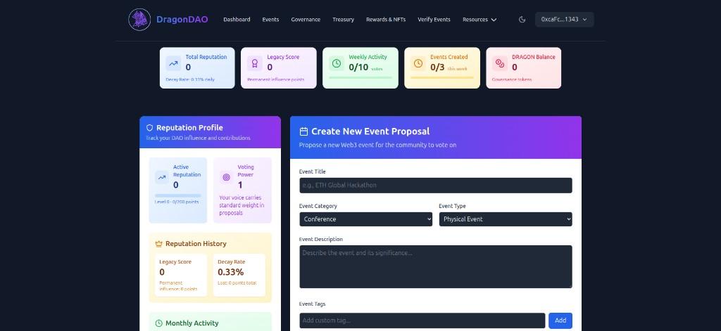 DragonDAO screenshot 1