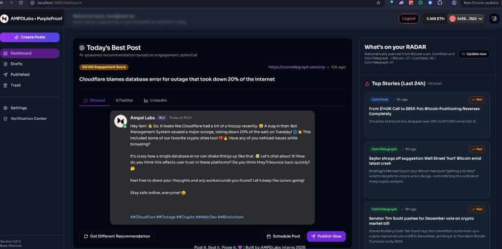 PurpleProof screenshot 2